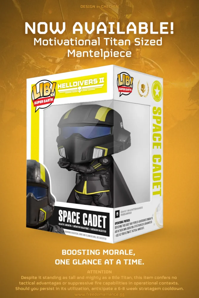 Space Cadet Boosting Morale, One Glance At A Time