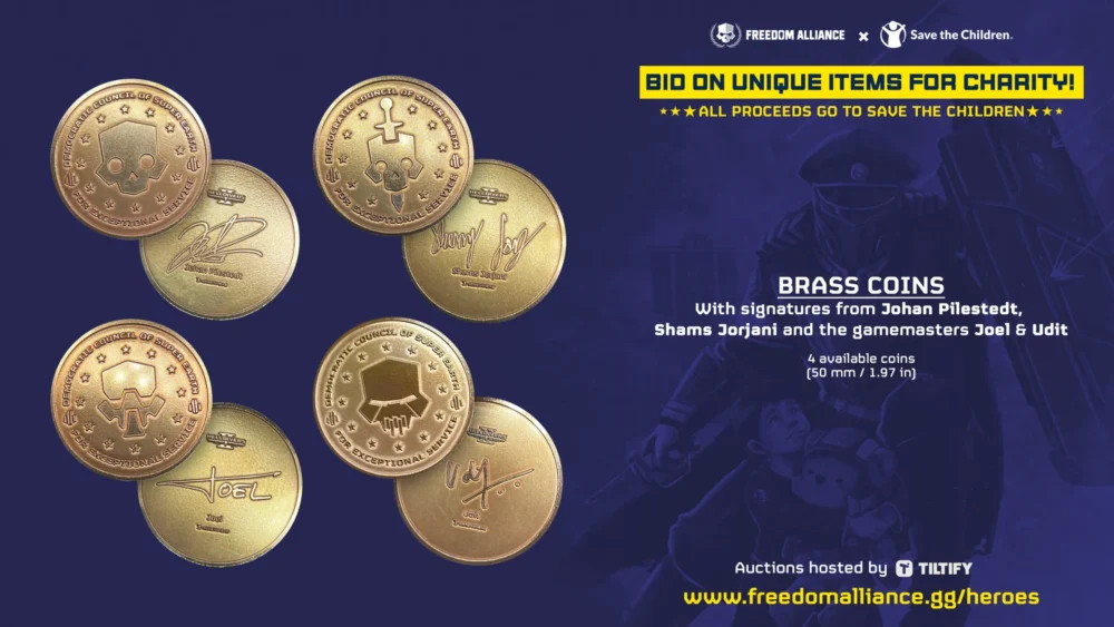 3. Heroes Auction - Coins