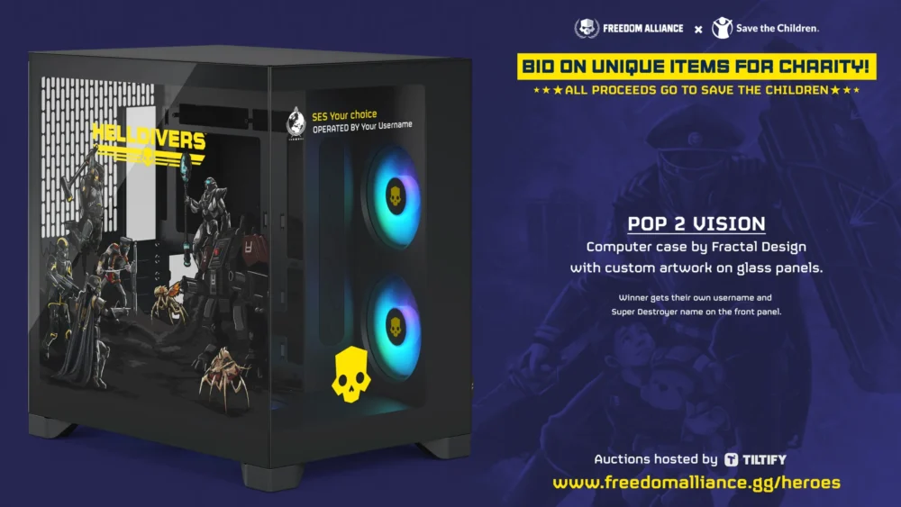 6. Heroes Auction - Custom Computer Case